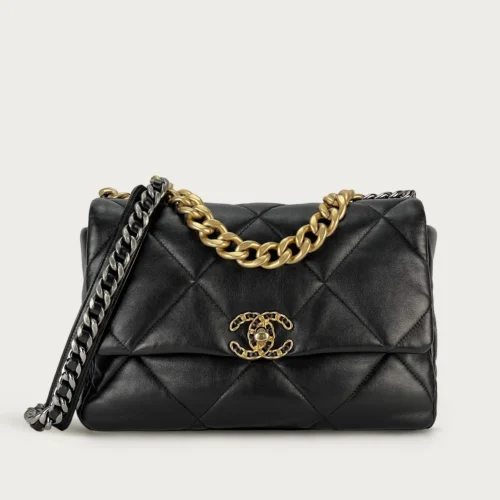 2 CHANEL 19 LARGE HANDBAG