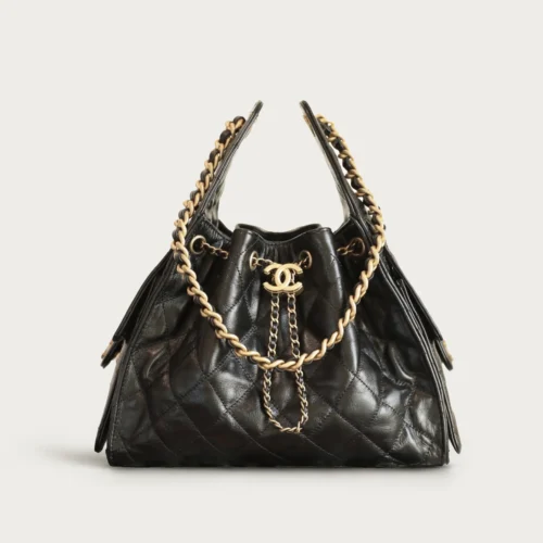 32 CHANEL 25 Calfskin Hobo Bag Small Handbag