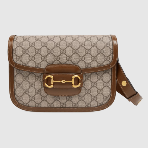 HORSEBIT 602204咖棕 (1) HORSEBIT 1955 SMALL SHOULDER BAG