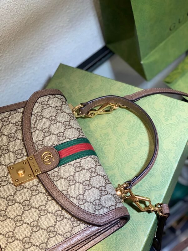 OPHIDIA SMALL TOP HANDLE BAG 651055