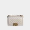 BOY CHANEL SMALL HANDBAG Grainy surface