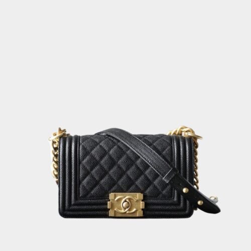 BOY CHANEL SMALL HANDBAG Grainy surface