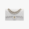 CHANEL CF CLASSIC 11.12 lambskin handbag gray