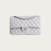 CHANEL CF CLASSIC 11.12 lambskin handbag gray