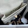 CHANEL 2.55 HANDBAG MEDIUM QUILTED CALFSKIN WHITE
