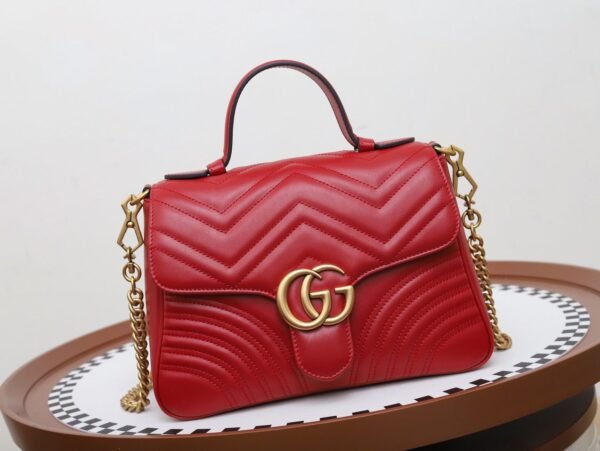 GUCCI MARMONT SMALL TOP HANDLE BAG 498110