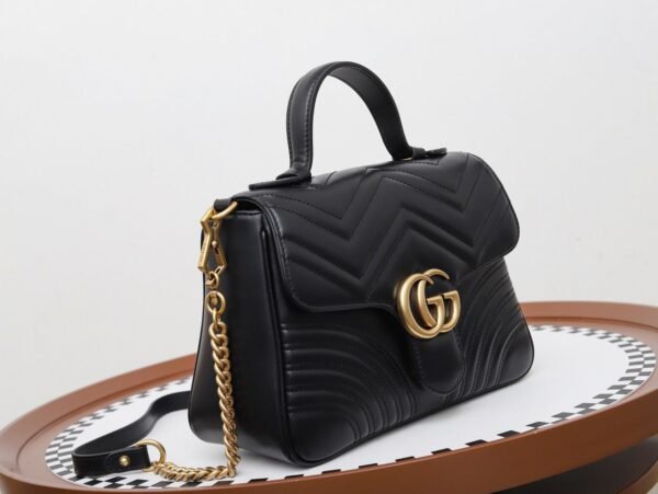 GUCCI MARMONT SMALL TOP HANDLE BAG 498110