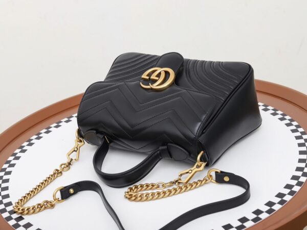 GUCCI MARMONT SMALL TOP HANDLE BAG 498110