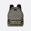 Dior Travel Backpack in Blue Oblique