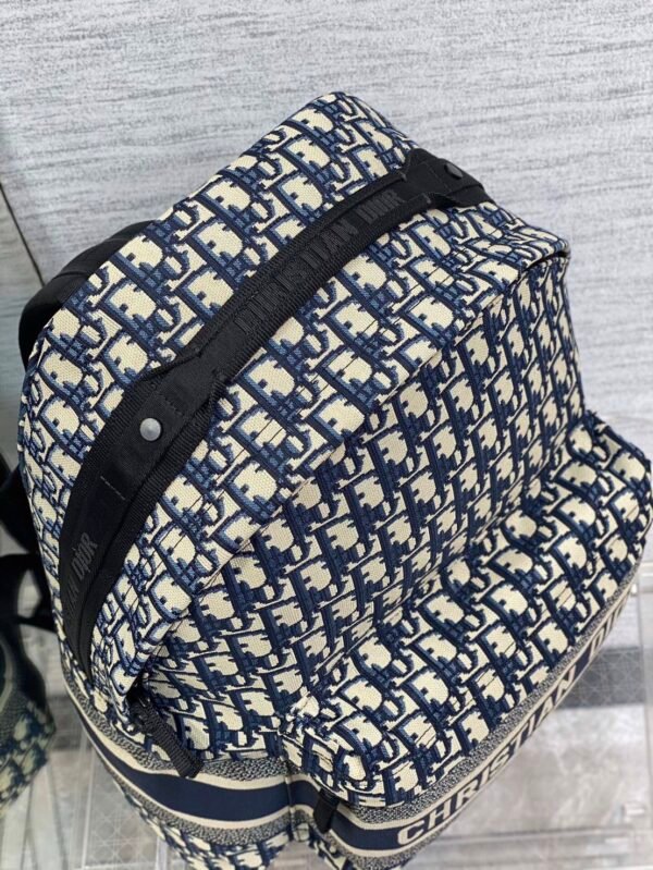 Dior Travel Backpack in Blue Oblique