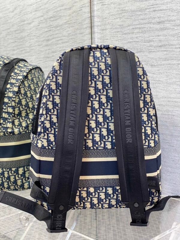 Dior Travel Backpack in Blue Oblique