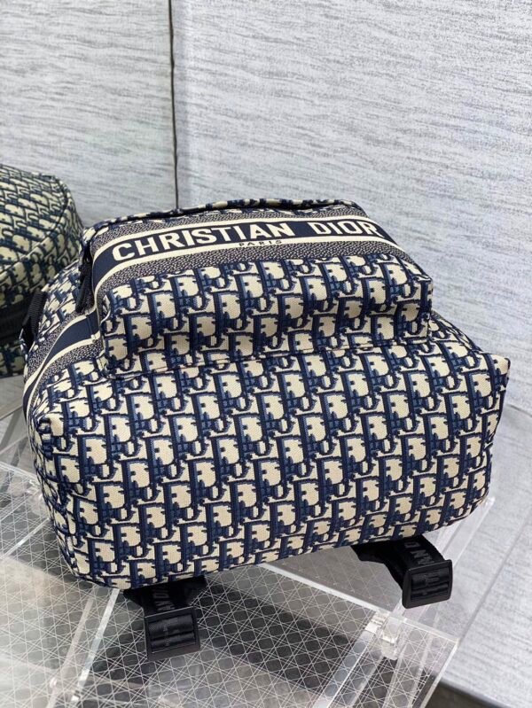 Dior Travel Backpack in Blue Oblique