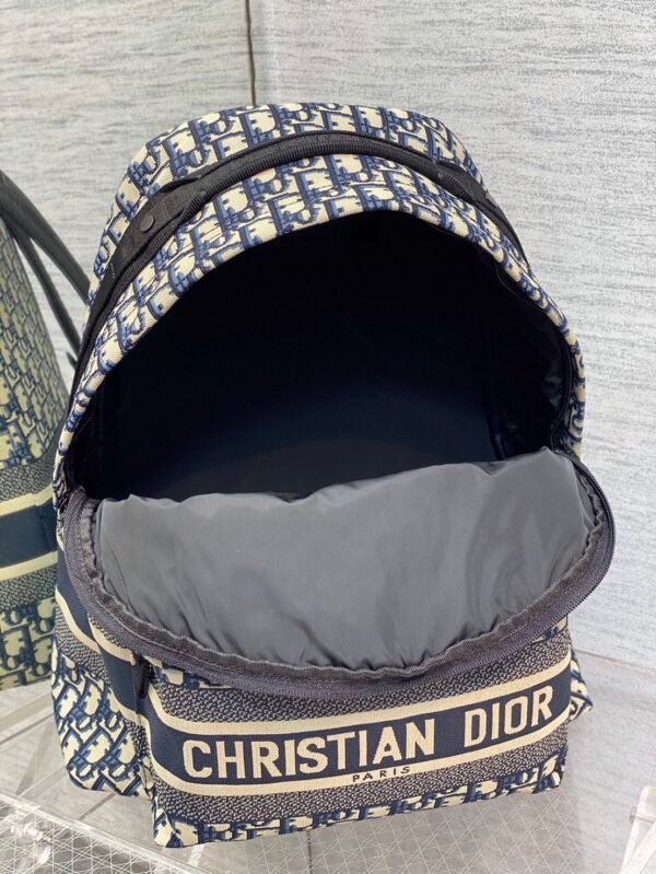 Dior Travel Backpack in Blue Oblique