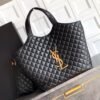 YSL ICARE MAXI SHOPPING BAG IN QUILTED LAMBSKIN