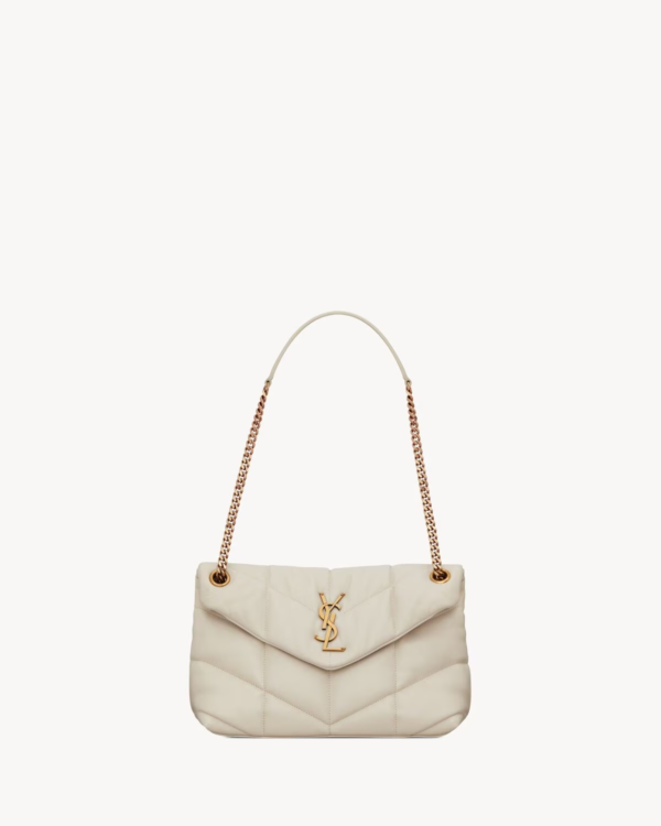 YSL PUFFER Quilted SMALL Nappa Bag