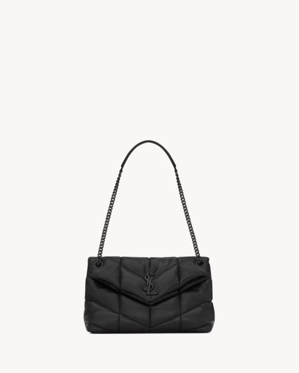 YSL PUFFER Quilted SMALL Nappa Bag