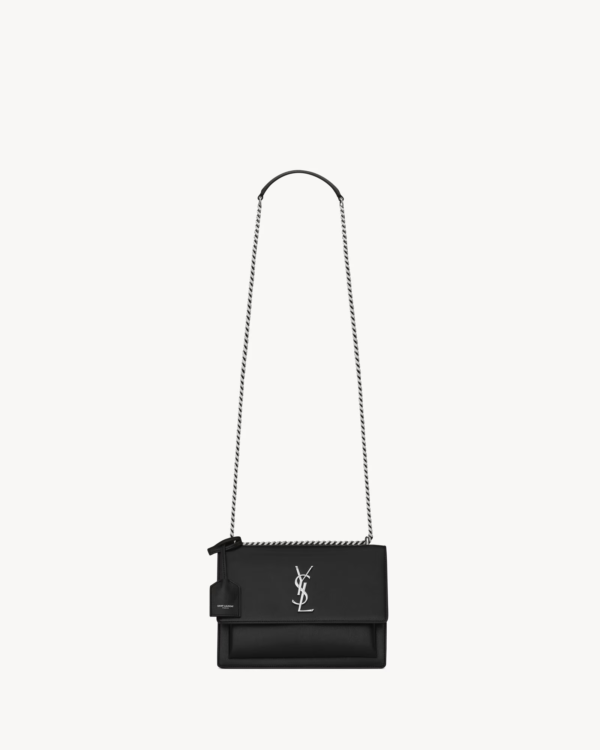 YSL SUNSET chain accordion bag