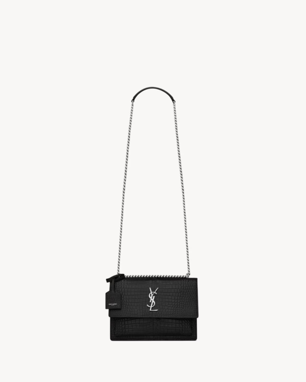 YSL SUNSET chain accordion bag