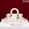 Dior Small Lady D-Joy Bag White