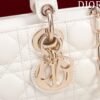 Dior Small Lady D-Joy Bag White