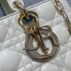 Dior Medium Lady D-Joy Bag White