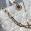 Dior Medium Lady D-Joy Bag White