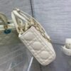 Dior Medium Lady D-Joy Bag White