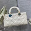 Dior Medium Lady D-Joy Bag White