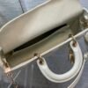 Dior Medium Lady D-Joy Bag White