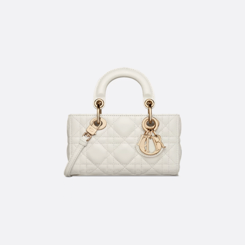 Dior Lady D-Joy Micro Bag White
