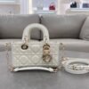 Dior Lady D-Joy Micro Bag White