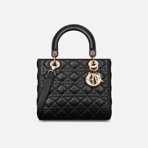 Medium Lady Dior Bag Cannage Lambskin