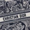 Small Dior Tote Bag Jouy print embroidery