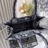 Small Dior Tote Bag Jouy print embroidery