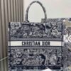 Large Dior Tote Bag Jouy print embroidery