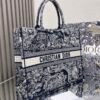Large Dior Tote Bag Jouy print embroidery