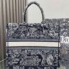 Large Dior Tote Bag Jouy print embroidery