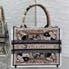 Small Dior Book Tote Bag Floral Butterfly Pattern
