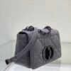 Dior Small Caro Bag Gun color buckle