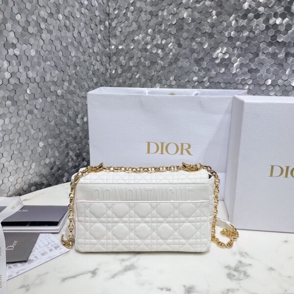 Dior Medium Caro Bag Cannage calfskin