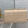 DIOR 30 Montaigne East-West Bag with Chain Apricot color