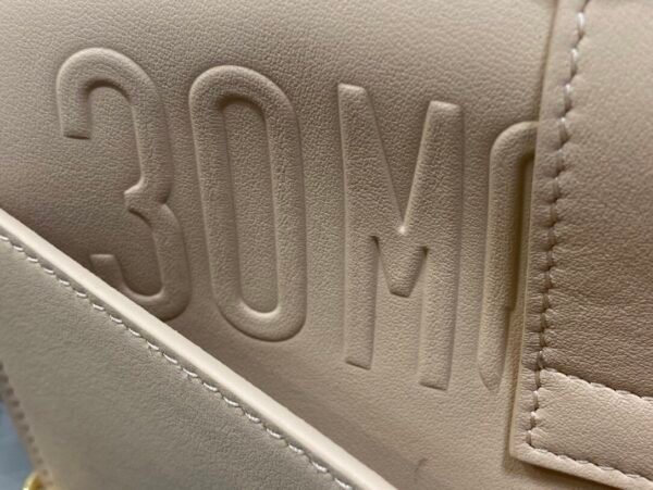 DIOR 30 Montaigne East-West Bag with Chain Apricot color