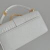 DIOR 30 Montaigne East-West Bag with Chain white
