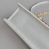 DIOR 30 Montaigne East-West Bag with Chain white