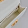 DIOR 30 Montaigne East-West Bag with Chain white