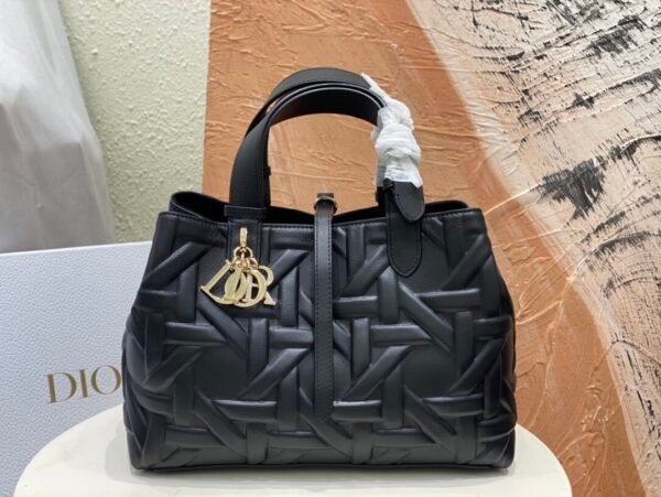 Medium Dior Toujours Bag Graphic Cannage Calfskin