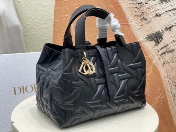 Medium Dior Toujours Bag Graphic Cannage Calfskin