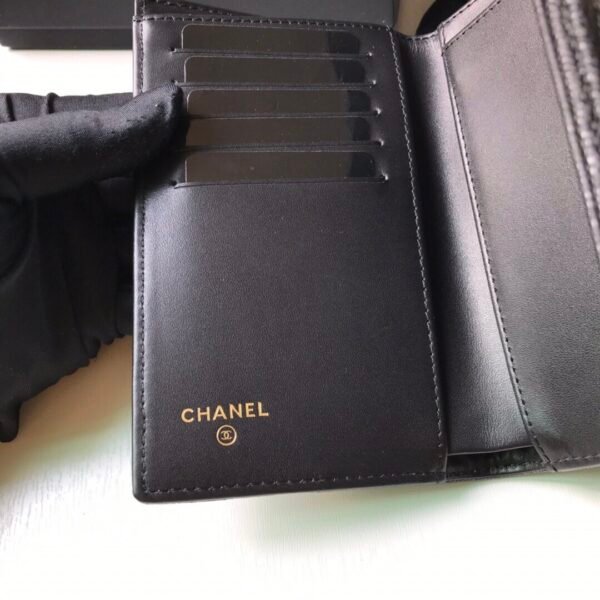 CHANEL leboy medium trifold wallet