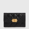 CHANEL leboy medium trifold wallet