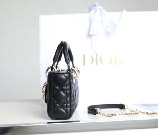 Dior Small Lady D-Joy Bag Black